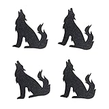Wolf Cut-outs, 12-Pack Table Topper Double-sided Birthday Party Decorations