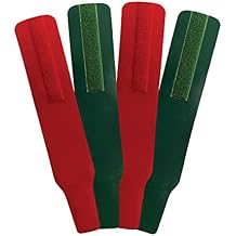 Matman Wrestling Ankle Bands Pack of 4 Tournament Ankle Band Made in USA Soft Vinyl 13 x 2.5 Wrestling Tournament Bands Hook Loop Scoring Bands...