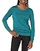 Amazon Essentials Damen Leichter, Langärmeliger Pullover Mit Rundhalsausschnitt (Erhältlich in Übergröße), Grünblau, M