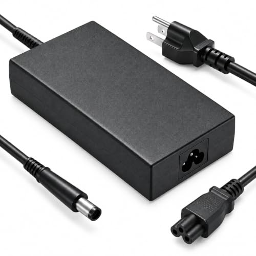 Image of 180W Laptop Charger for Dell, 19.5V 9.23A, 7.4 x 5.0mm AC Adapter | Fits select G15 5511 /5515 /5520, Precision 7530 /7550 /7560, Alienware 13 R3 /m15 R2 and WD19 /WD22TB4