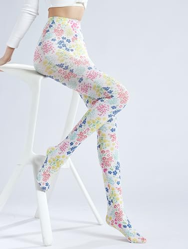 Image of Sahabowi Women Tights, Sheer High Waist Pantyhose, Vintage Control Top Stockings, Siwa 4