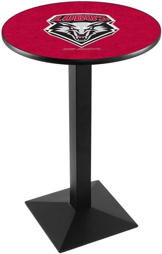 Holland Bar Stool Co. L217-42" Black Wrinkle New Mexico Pub Table with 36" Dia. top