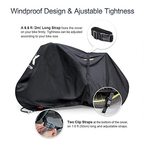 image for XYZCTEM Bike Cover, All Season Outdoor Protection Thick 210D Oxford Wa