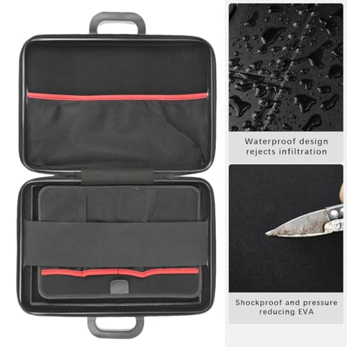 Image of ZORBES15'' 16'' Hard Shell Protective Laptop Sleeve for MacBook, Shockproof & Water-Resistant Travel Laptop Case Bag with Removable Shoulder Strap, Hand Laptop Bag, Travel Briefcase (Blue)