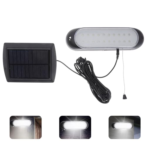 Lámpara solar de pared con cable retráctil Kisangel de 10W en ABS impermeable 6