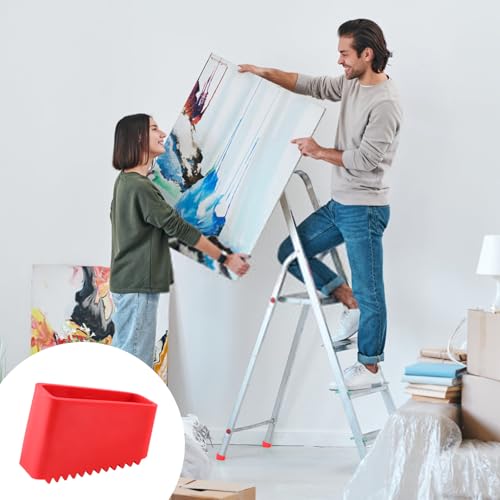 4 Stück Gummifüße für Leitern,YIJIUBA 50 x 20 MM Leiterfüße Ersatz, Rutschfeste Holzleiter Schutzkappen,Trittleiter Füße Ersatz Gummifüße Für Heim Arbeiter Klappleiter