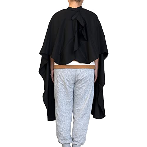 2 Pack 59\" x 47\" Barber Cape Professional Salon Cape Hairdresser Cover Cape with Adjustable Snap Closure for Men Women Kids Hair Cutting Hair Dye