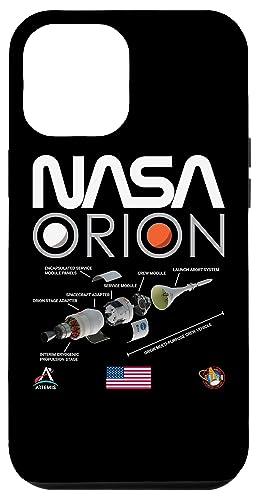 NASA Artemis Mission Orion Vaisseau Spatial Schématique Coque pour iPhone 12 Pro Max