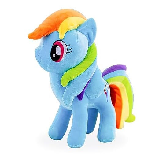 Zaloife Peluche Licorne Jouet Bleu, 20cm Cheval Plush Peluche Poupée en Peluche, Licorne Figurine en Peluche Cadeau pour Enfants
