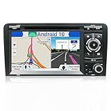 JOYX Android 10.0 Autoradio Compatible para Audi A3 (2003-2011) Estéreo Navegación | Gratis Cámara Canbus Micrófono | 2G/32G| GPS 2 DIN | 7” | Soporte Dab 4G WLAN Carplay Bluetooth MirrorLink Volante