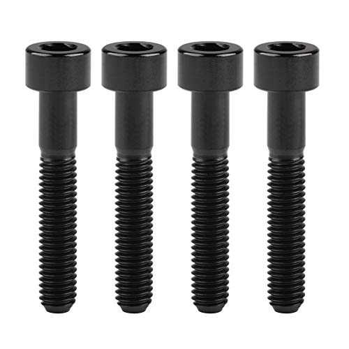 Boulons hexagonaux M6 x 35 mm en titane anti-rouille pour fixation