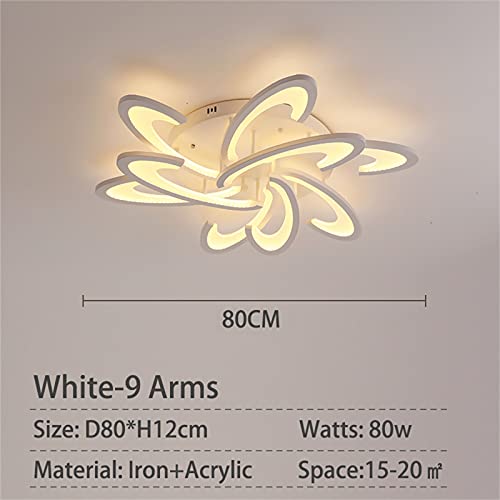 Plafonniers led télécommande avec intensité variable pour grand salon design