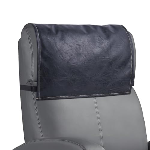 Czzmy Protector De Reposacabezas Antideslizante De Piel Sintética Para Sillones Reclinables, Para Reposacabezas De Muebles, Fundas Protectoras Para Muebles 1-Loco Negro Czzmy Protector De Reposacabezas Antideslizante De Piel Sintética Para Sillones Reclinables, Para Reposacabezas De Muebles, Fundas Protectoras Para Muebles 1-Loco Negro