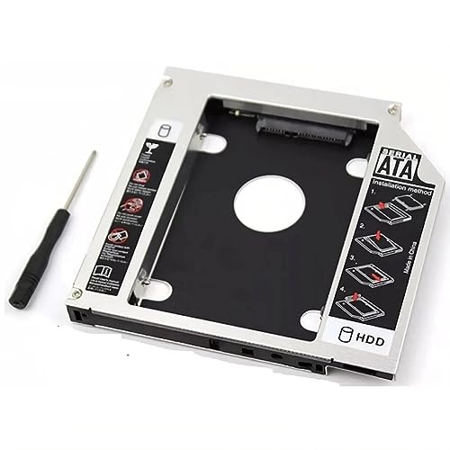 Case Para HD Acessório Caddy Hd Ssd Sata 2.5 Gaveta Notebook 12,7mm Adaptador