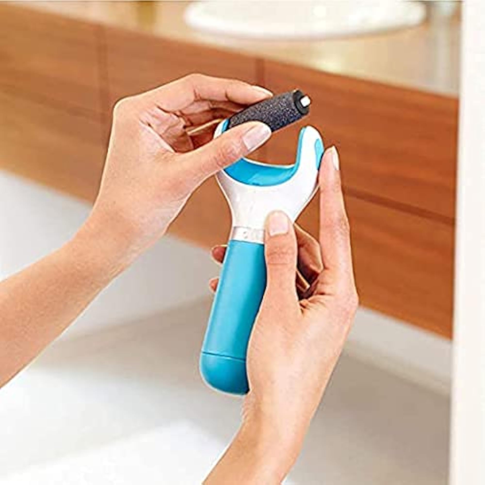 Diamond Crystal Foot Scrubber, Electronic Callus Remover