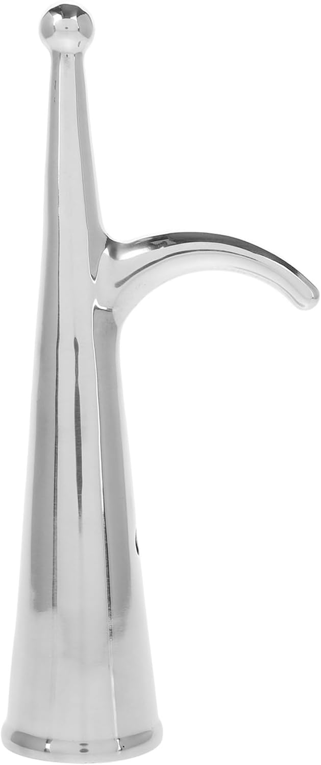 STOBAZA 316 Stainless Steel Boat Hook for Docking and Mooring 34mm Scratch-Resistant Pole Hook Accessory for Yachts and Boats Hardware for Sailing and Dock Use