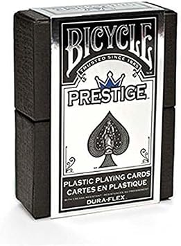 Bicycle Prestige Dura-Flex Playing Cards (Colors May Vary) (4-Pack)