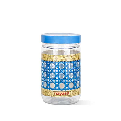 Image of Nayasa Sparkle Containers, 500 ML (Set of 3), Blue