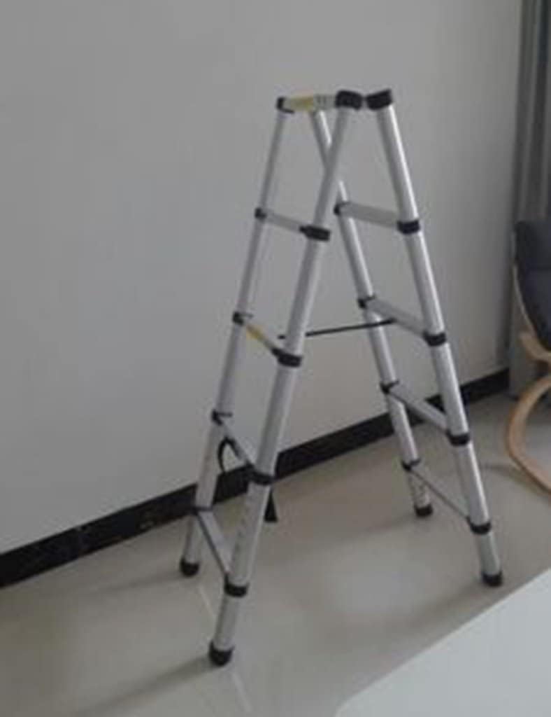 OKUOKA Telescopic Extendable Ladder Ladder Aluminum Alloy Telescopic Ladder Ladders Home Attic Staircase Bilateral Ladder Engineering 1.4M Interesting Life