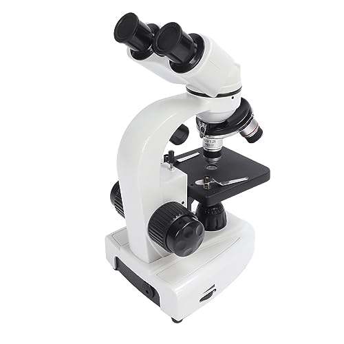 Microscópio Biológico Profissional de Alta Ampliação 40X-5000X Com Amplo Campo de Visão, Iluminação