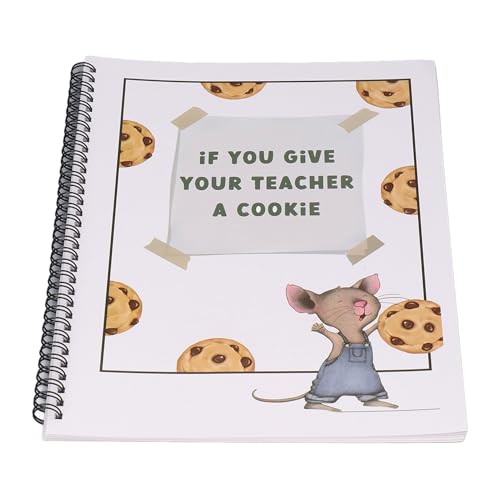 SENECESLI Innovatives Lehrer-Keksbuch. Hochwertiges Handwerkliches Anerkennungsbuch für Lehrer Als Geschenk Zur Abschlussfeier, Hergestellt aus Strapazierfähigem Papier und Einband