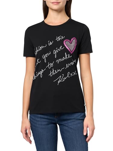 KARL LAGERFELD Paris Women's Comfortable, Black, Large