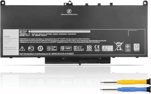 Batterie Dell Latitude E7270 J60J5 originale pour Ultrabook 12.5 pouces 7.6V 55Wh