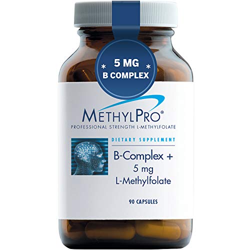 MethylPro B-Complex + 5mg L-Methylfolate (90 Capsules) - Professional Strength B Vitamins