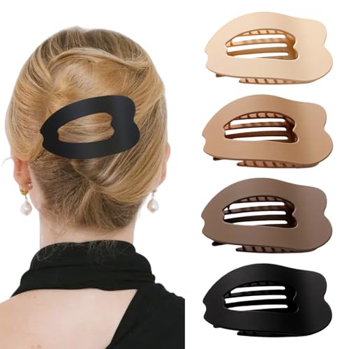 Pinzas planas para cabello de 4.3 pulgadas miniatura 1
