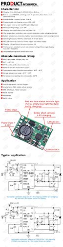 xcluma TP5100 2 Cells 8.4V, Single Cell 4.2 V 2Amp Lithium Battery Charger, 18650 Charging PCB 5-18V DC Power Supply - Image 4