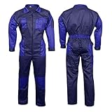 Norman Mono de Caldera Azul Marino para Hombre, para talleres, garajes, Trabajadores y mecánicos