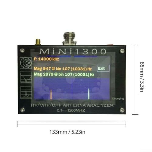 Analizador vectorial de antenas Mini1300 para el taller de radioaficionados en casa 6