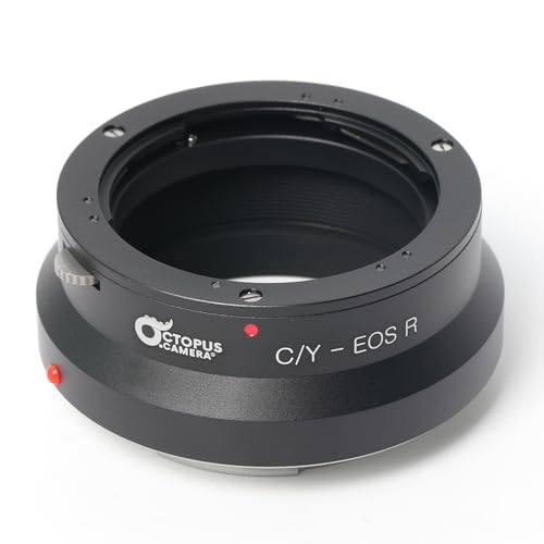 Octopus.カメラアダプター EOS R (RF-Mount) ミラーレスカメラ対応 コンタックス/ヤシカタイプマウント付きレンズ使用