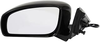 KarParts360 For Infiniti G35 2007 2008 Door Mirror Driver Side | Black | Paint To Match Cover | Flat | Power | Foldaway | Heated | Sedan | Replacement For IN1320125 | 963021NA2A