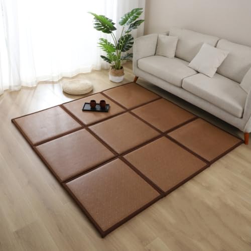 カーペット 畳 マット フローリング 敷くだけ フロアマット 大判 60cm 滑り止め 床保護 防音 厚手2cm ジョイントマット