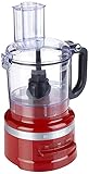 KitchenAid KFP0718ER 7-Cup Food Processor Chop, Puree, Shred and Slice - Empire Red