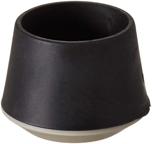 Shepherd Hardware 9220 1-1/8-Inch Chair Tip Slide Glide Furniture Sliders, 4-Pack,Black