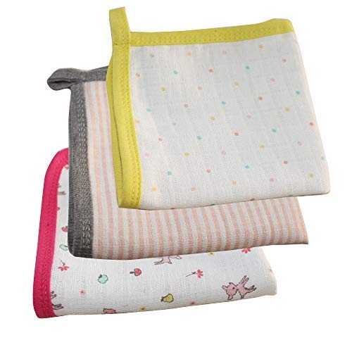 Débarbouillettes bébé Wildcollect en mousseline double premium, lingettes ultra absorbantes