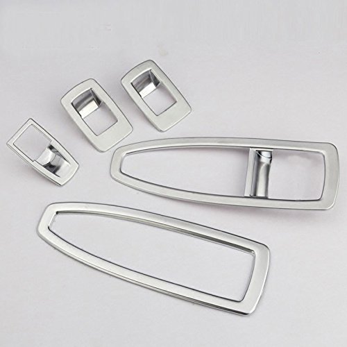 Eiseng 5Pcs Window Lift Button Cover Trim For Bmw 3 Series F30 320I 328I 330I 335I 2016 2017 2018 F34 3Gt Gran Turismo (Abs Chrome) #TOP4