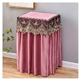 CHZDPP Washable Safe Dust Cover for Dust Protection, Customised 6 Color Safe Cover Disguise, Full-Coverage Cabinet Covers for Long Term Storage Protection(Pink,38x34x60cm/15 x13 x24)