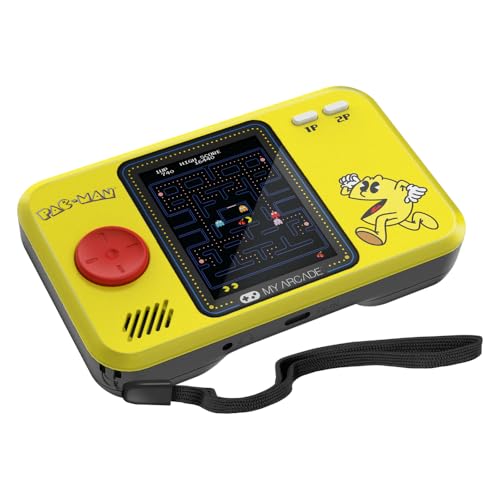 Image of My Arcade Pac-Man Pocket Player Bundle: Officially Licensed, Portable Gaming Console, Travel Case and Screen Protector Included. Includes Classic Mode and Speed Up Mode.