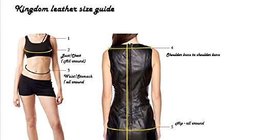 Women Genuine Leather Jacket Short Slim Coat Klw075 M #TOP5