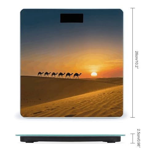 Báscula de Baño Digital Silueta Camello Desierto 400 lb miniatura 2