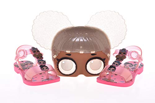 Sandália Grendene Lol Mask Surprise Meninas Rosa/Rosa Perolado 32/33