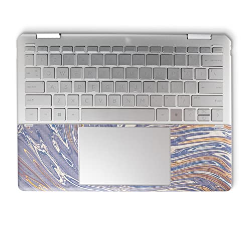 Image of MightySkins Carbon Fiber Skin Compatible with HP Spectre x360 14 inch (2022) Full Wrap Kit - Liquid Silver | Protective, Durable Textured Carbon Fiber Finish | Easy to Apply | Made in The USA
