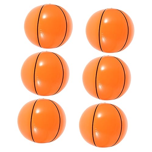BESPORTBLE 1 Set Inflatable Beach Balls Inflatable Sports Balls for Pool Beach Summer Parties Includes Pump for Throwing Catching Bouncing Fun Random Color