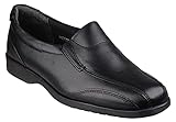 Ladies twin gusset slip on shoe