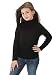 high5 Little Girls solid Color Turtleneck 100% Cotton Size 2 Black