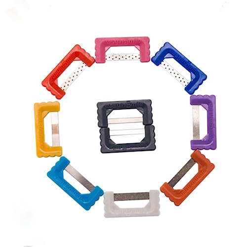 Image of 10pcs Easyinsmile IPR Dental Kit Orthodontic Interproximal Enamel Reduction Strips Tooth Polish Abrasive Saw Oral Care Cleaning Tool (Multicolor)