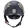 VCOROS Half Helmets Motorcycle VHF04 Open Face Sun Visor Quick Release Buckle Adjustable DOT Approved Cycling Retro Cruiser Pilot Helmets for Adults Men and Women (Matte Indian,S)